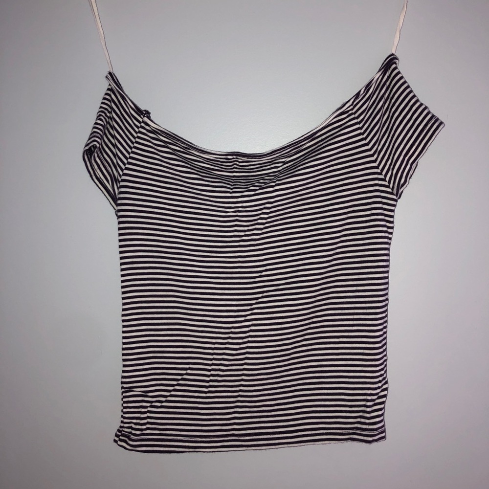 Striped crop top